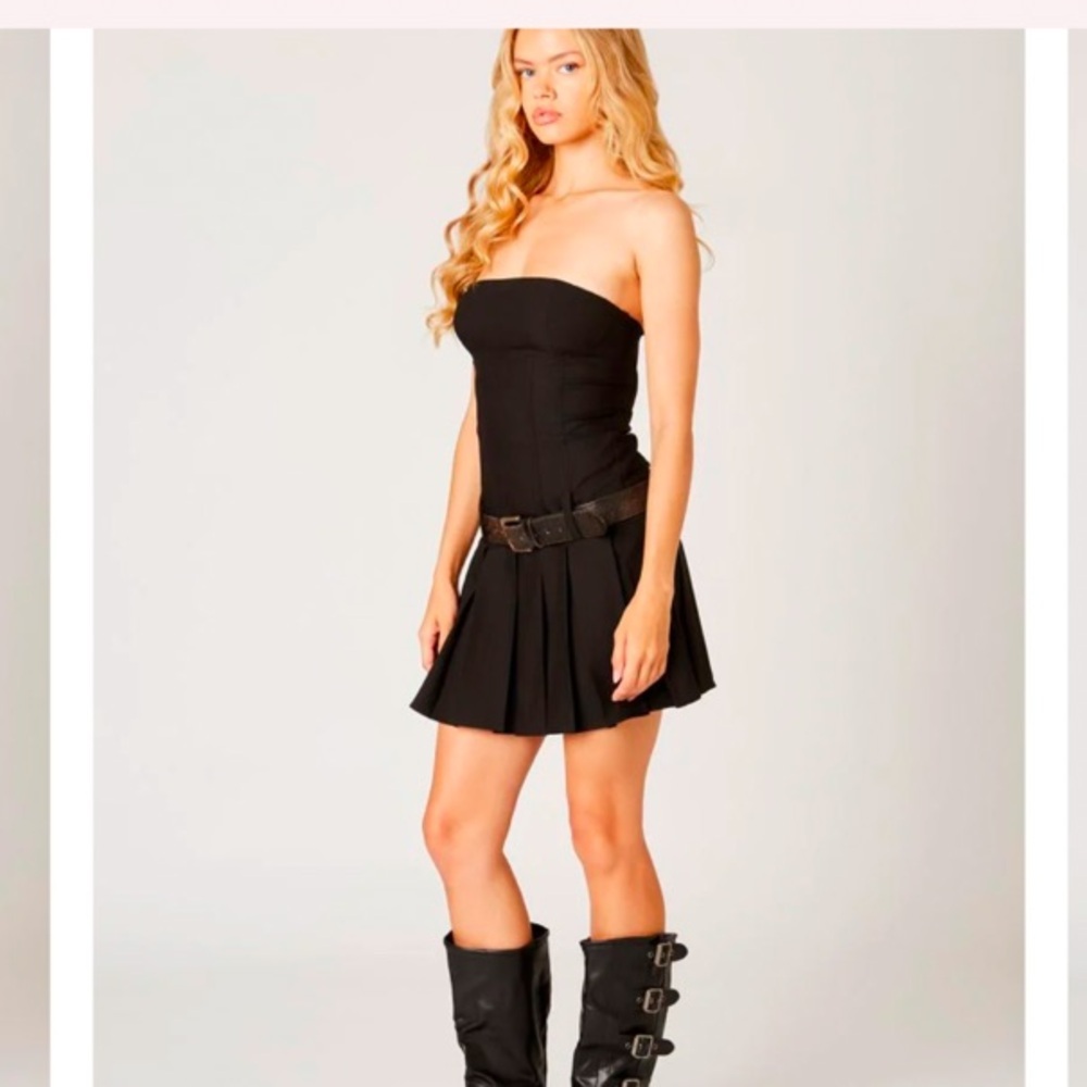 COTTON CANDY BLACK DRESS